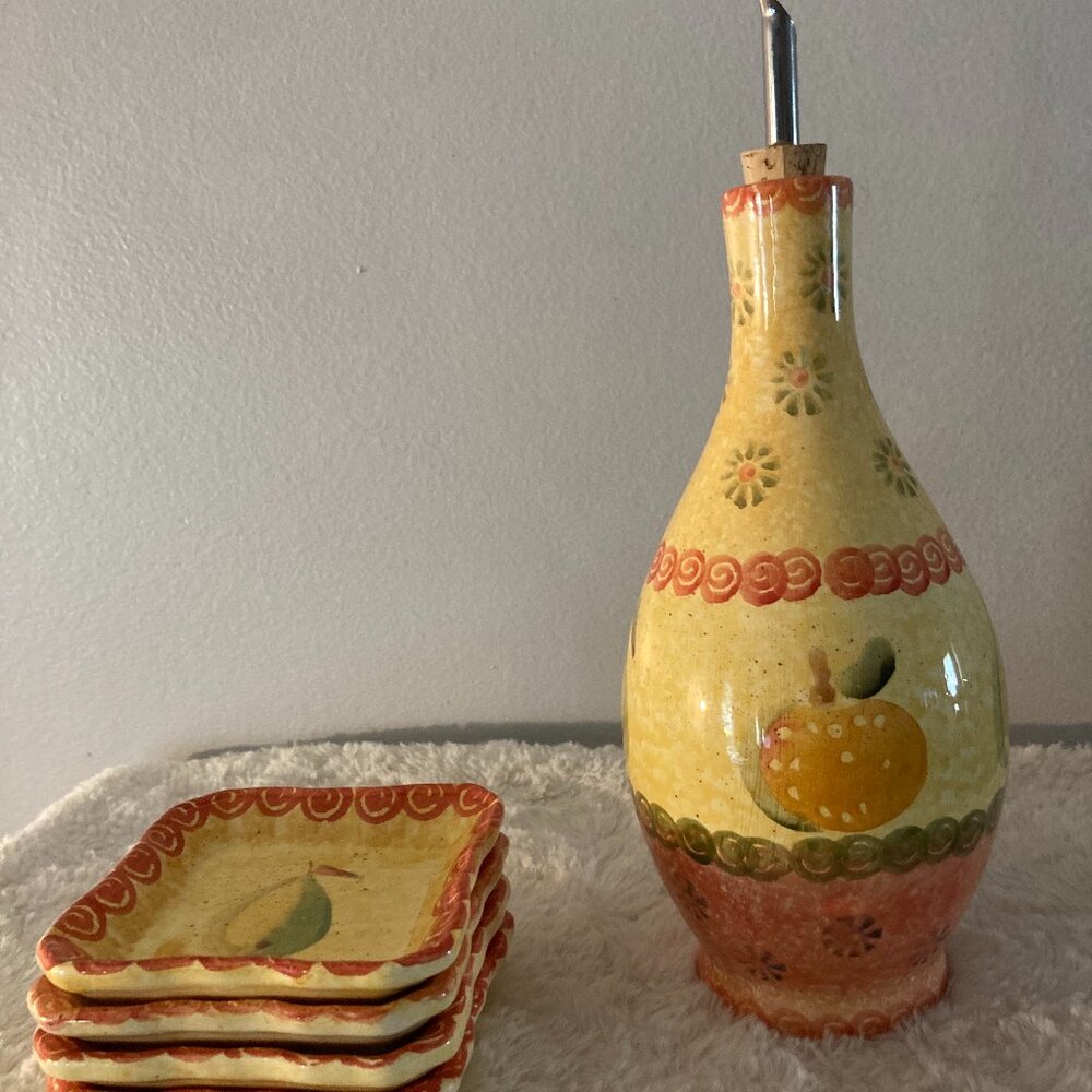 WCL Oil Cruet & Dipping Bowls